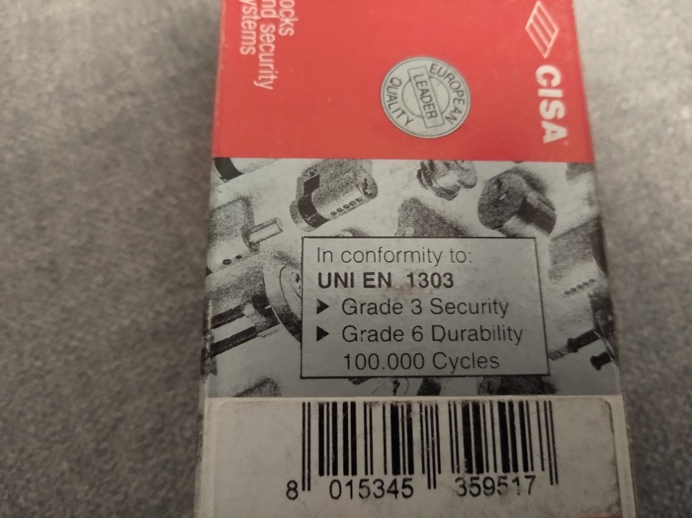 2x Bezpečnostní vložka 30/30 mm - 3