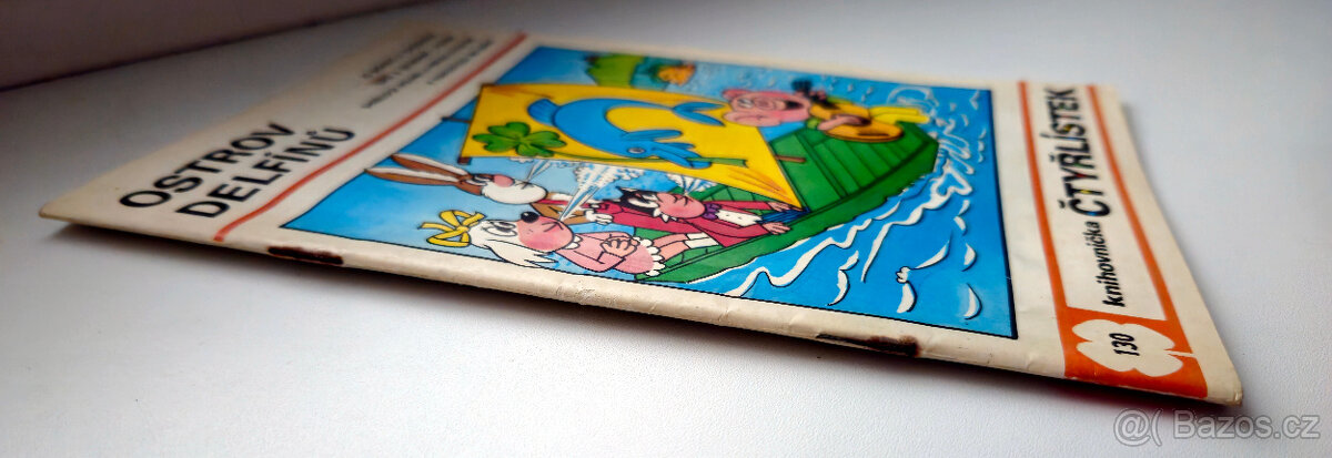 Čtyřlístek č. 130 - Ostrov delfínů - Original - NELUŠTĚNÝ - 3