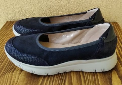 Zdravotní baleríny Leons Leona - Modrá vel. 37 - 3