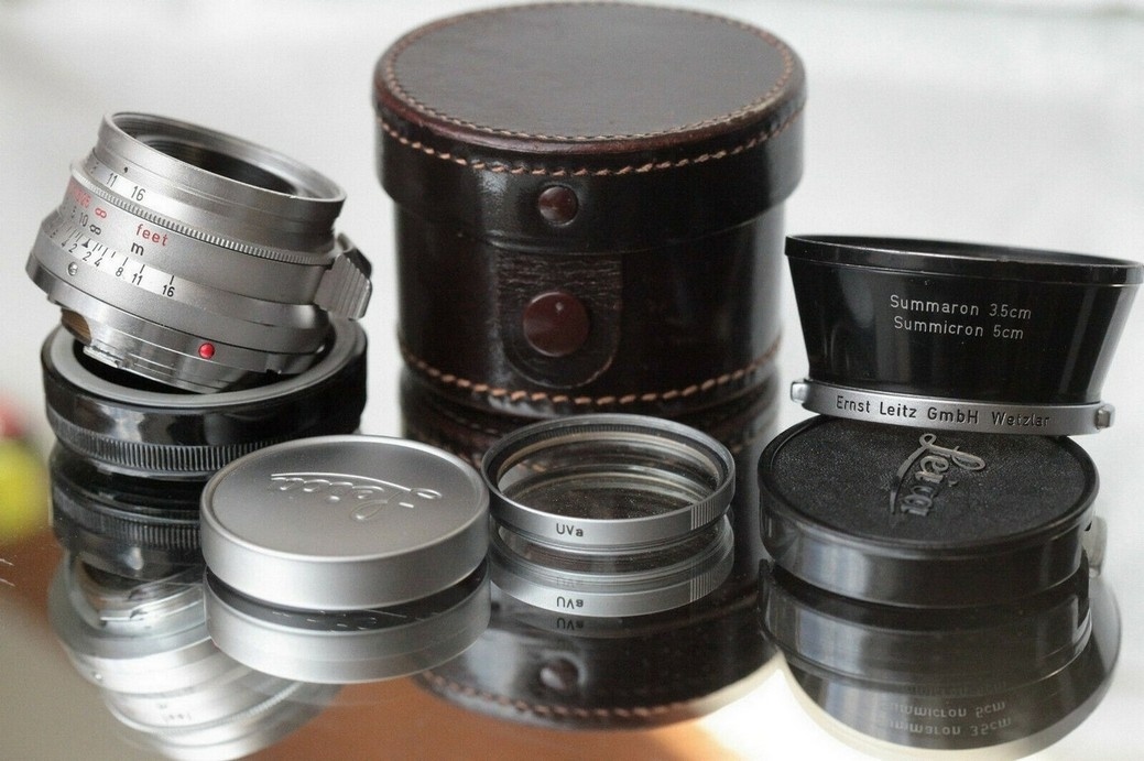 Objektiv Leica M 35mm 2.0 Summicron stříbrný, 8 členů, se sl - 3