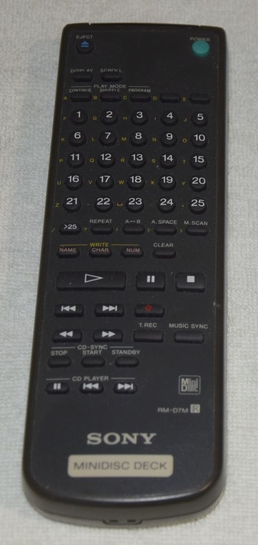 MD minidisc dálkové ovládání original SONY - 3