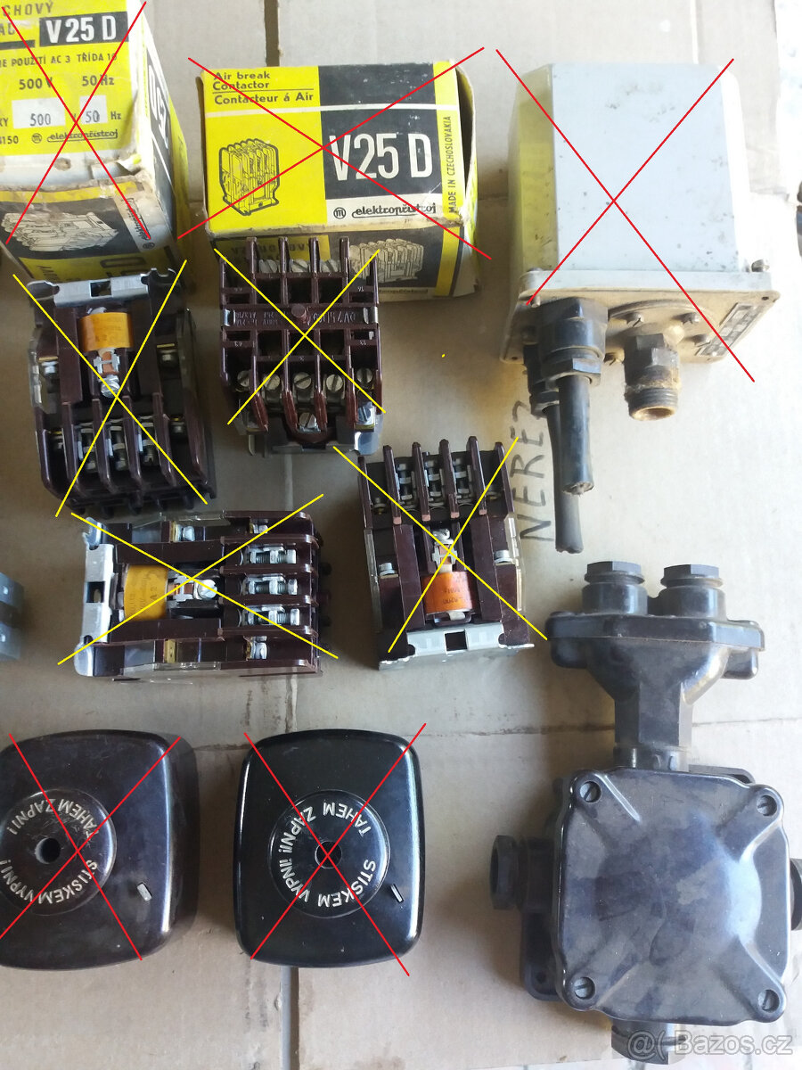 oválná zás. a různý elektro mat. cívka , aj.. - 3