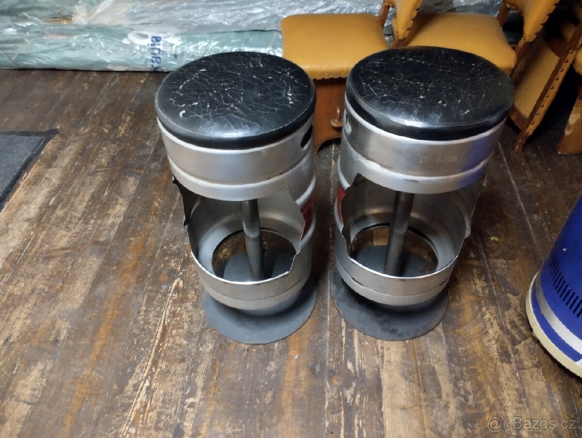Barové židle ze sudu na pivo. - 3