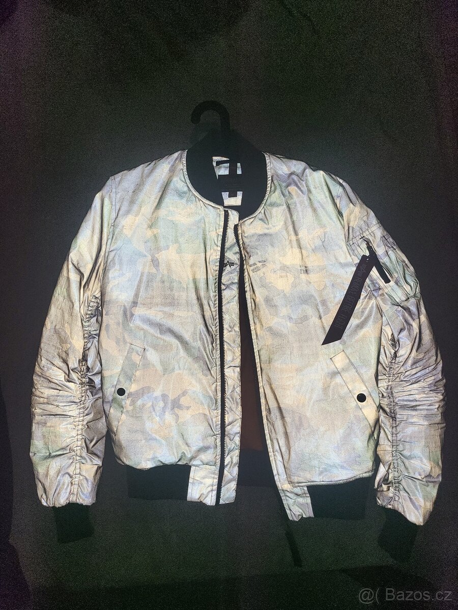Reflexní maskacova bunda alpha industries - 3