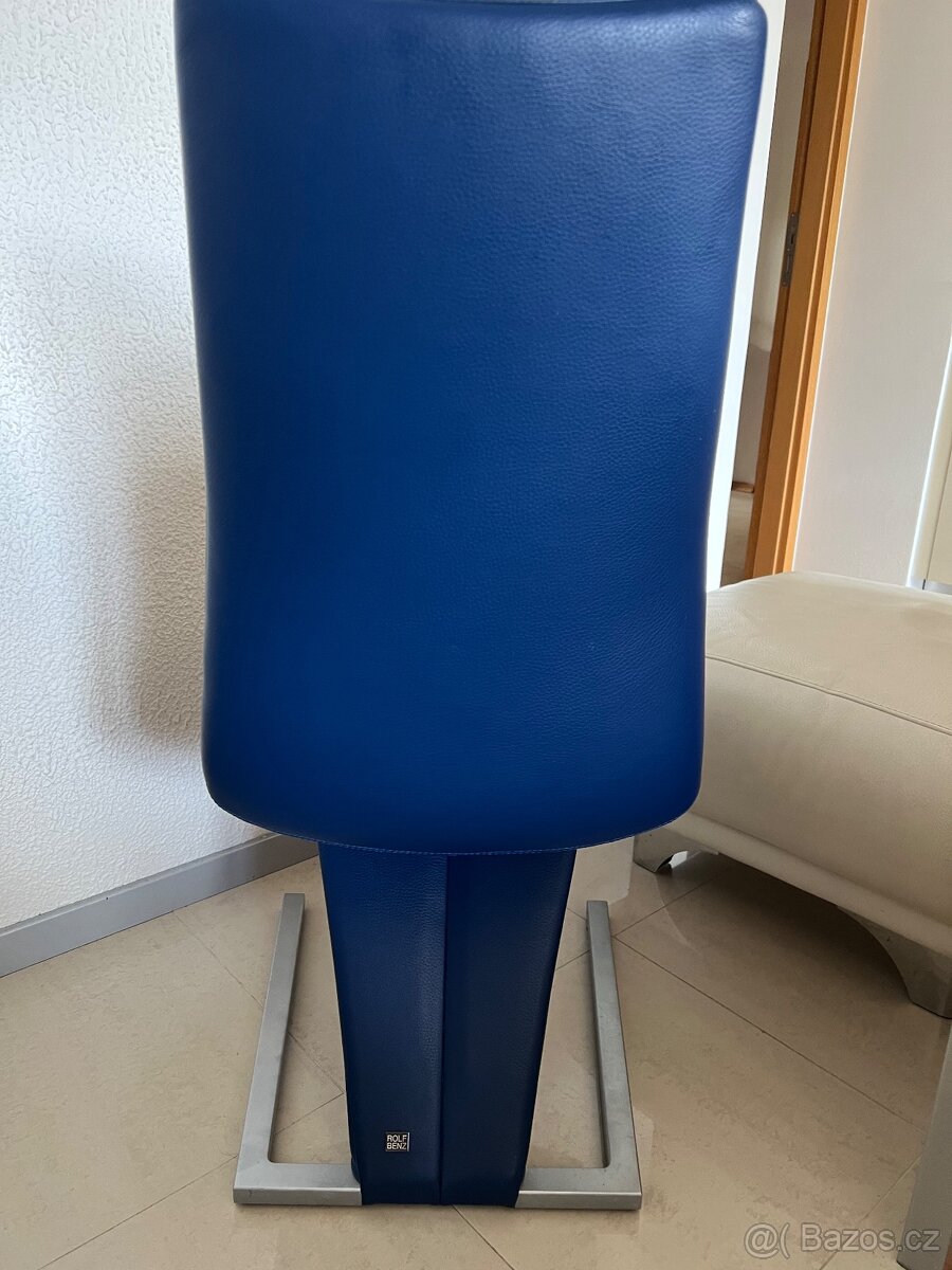 Prodám kožené židle 4ks Rolf Benz - 3