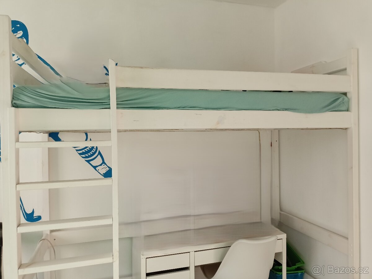 vyvýšená postel z masivu - 3