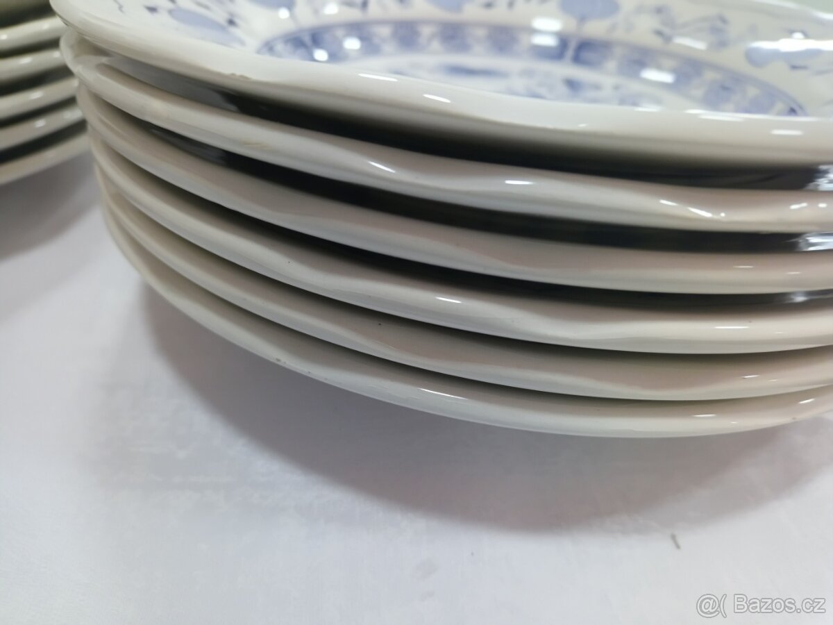 HRUBOSTĚNNÉ TALÍŘE VZOR CIBULÁK - 3