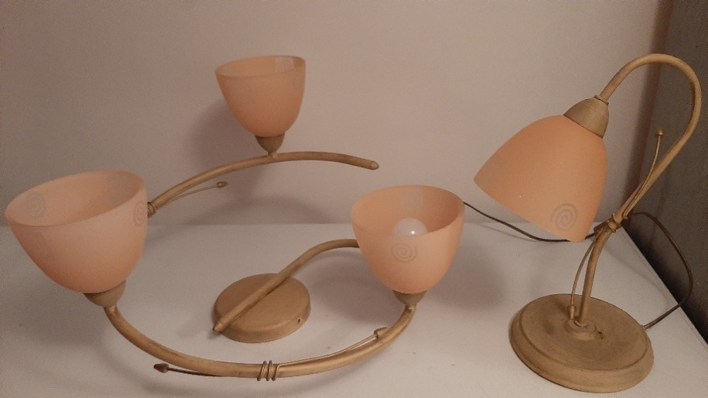 Stropní svítidlo a lampička - 3