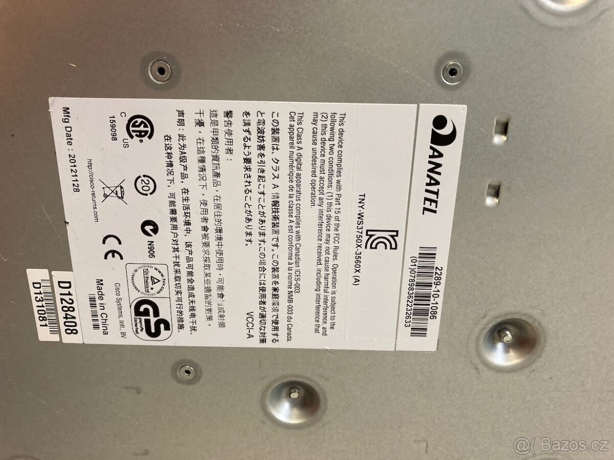 Cisco TNY-WS3750X-3560X 24 Ports - 3