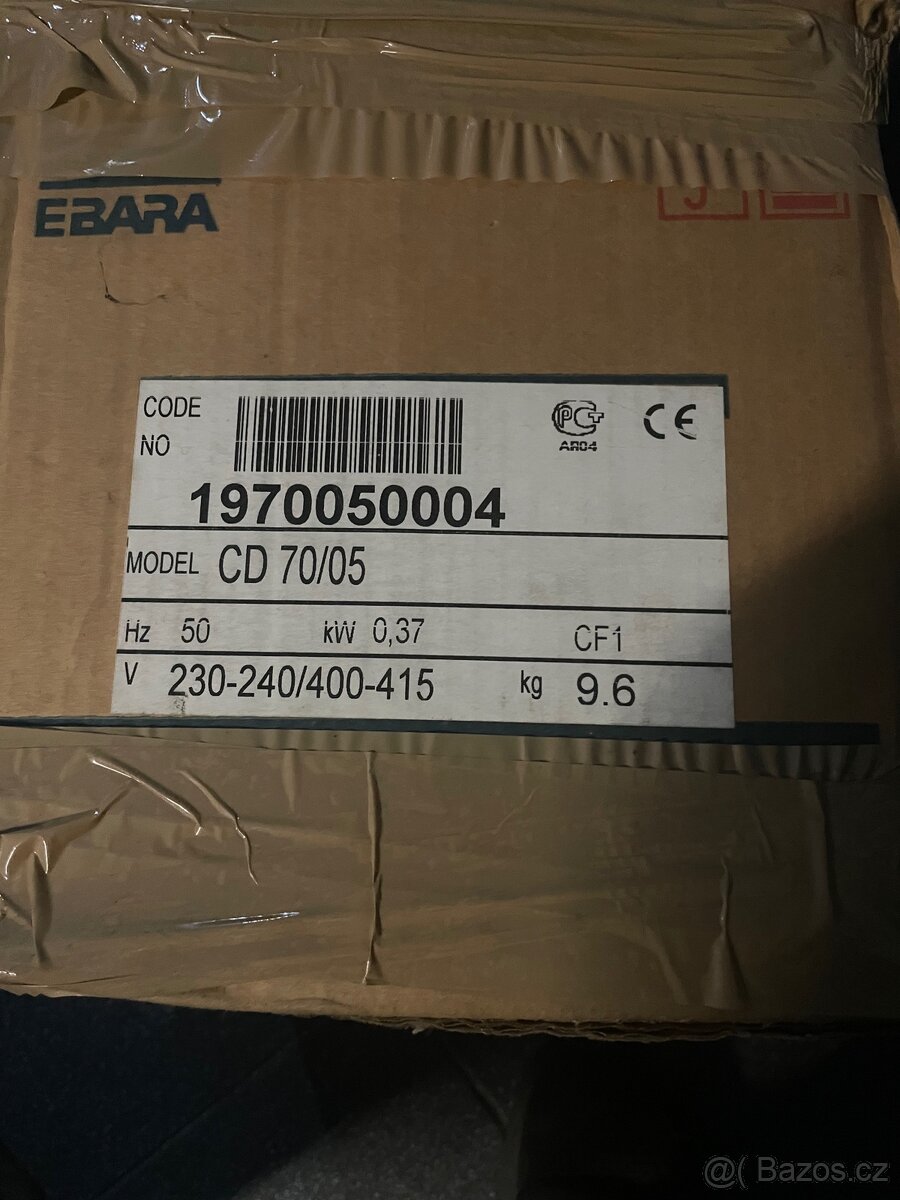 Čerpadlo Ebara CD70/05 kw 0,37 - 3