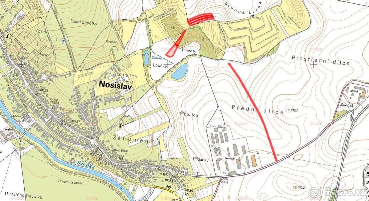 Zemědělská půda, prodej, Nosislav, Brno-venkov - 3