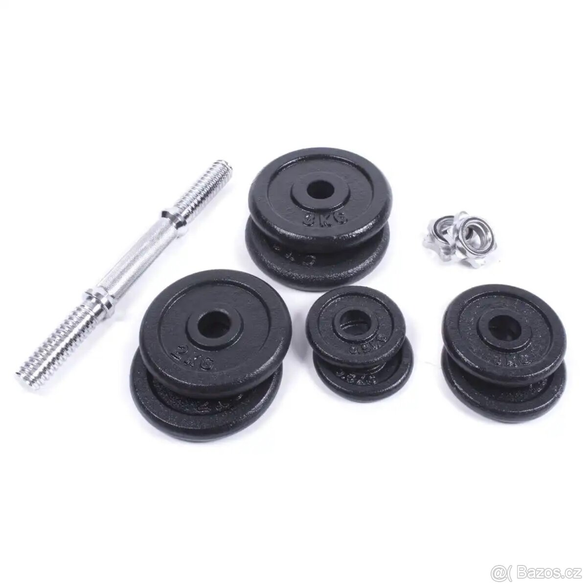 Set jednoručních nakládacích činek 2x15 kg - 3