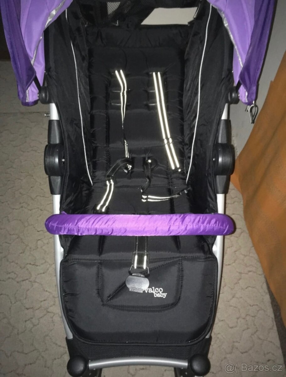 detsky kocarek/golfky Valco Quad fialovy - 3