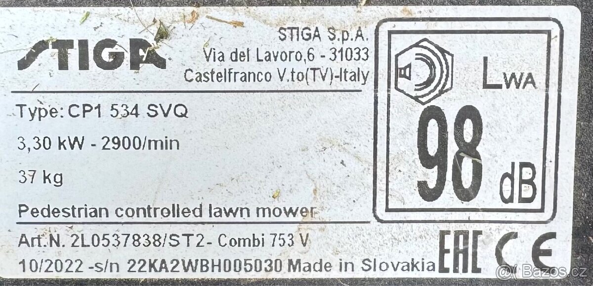 Stiga Combi 753 V - benzinová sekačka - 3