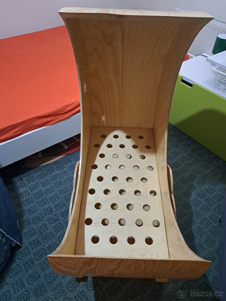 Dřevěná kolébka pro miminko - 3
