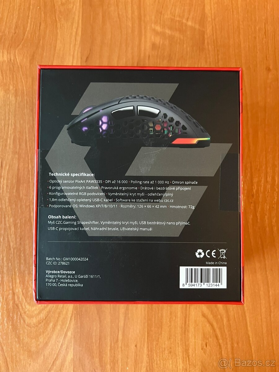 Herní myš nová, nerozbalená CZC.Gaming Shapeshifter - 3