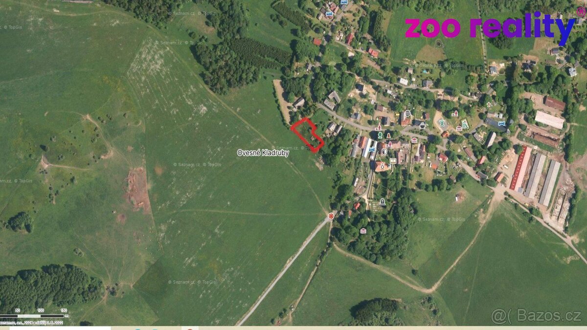 Prodej, stavební pozemek, 1161 m2, Ovesné Kladruby - 3