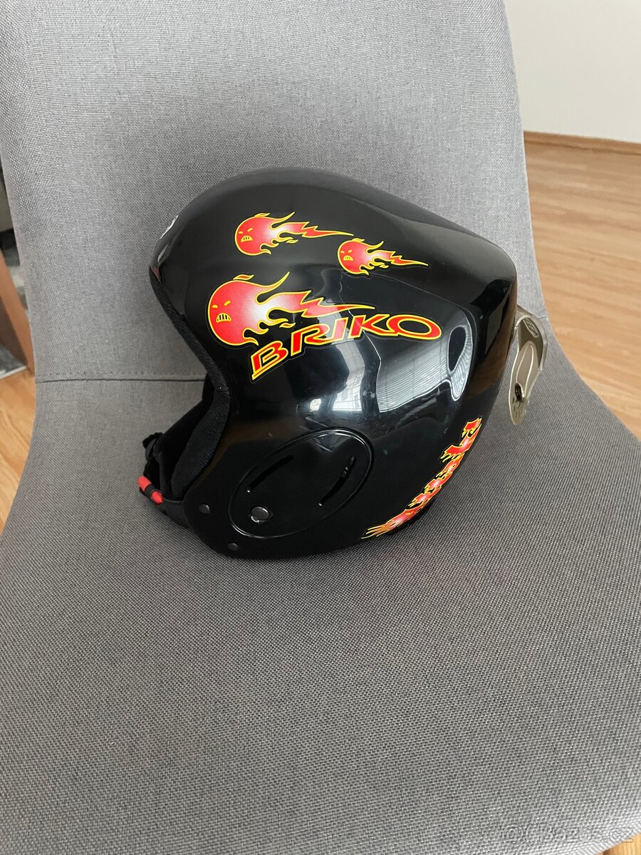 Dětska lyžařská helma Briko + brýle Wedze - 3