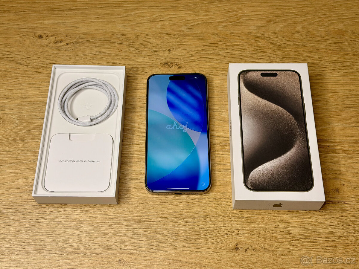 iPhone 15 Pro Max 256 GB přírodní titan - 3