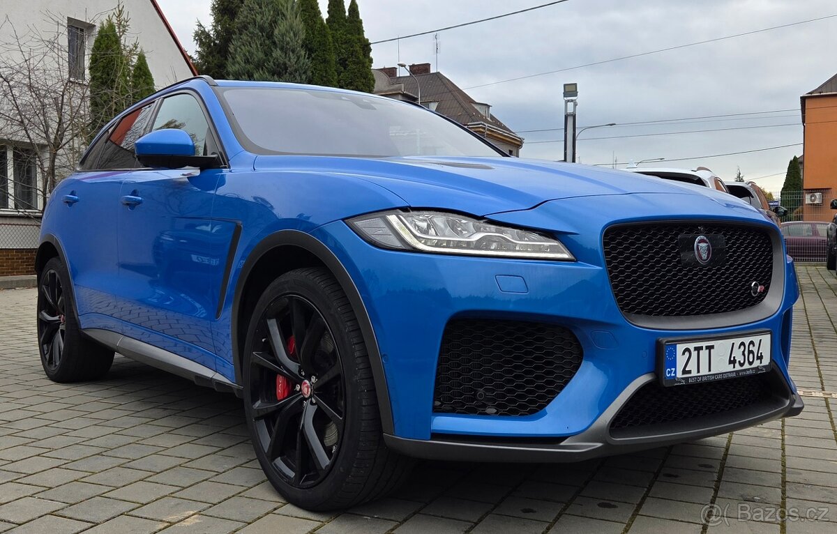 Jaguar F-Pace 5,0 SVR, 550HP,1.Maj,ČR,DPH - 3