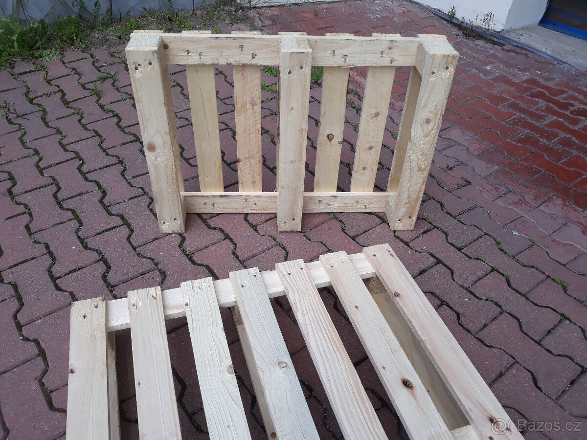 Palety standard 1/2, 80x57cm. Nové - 3