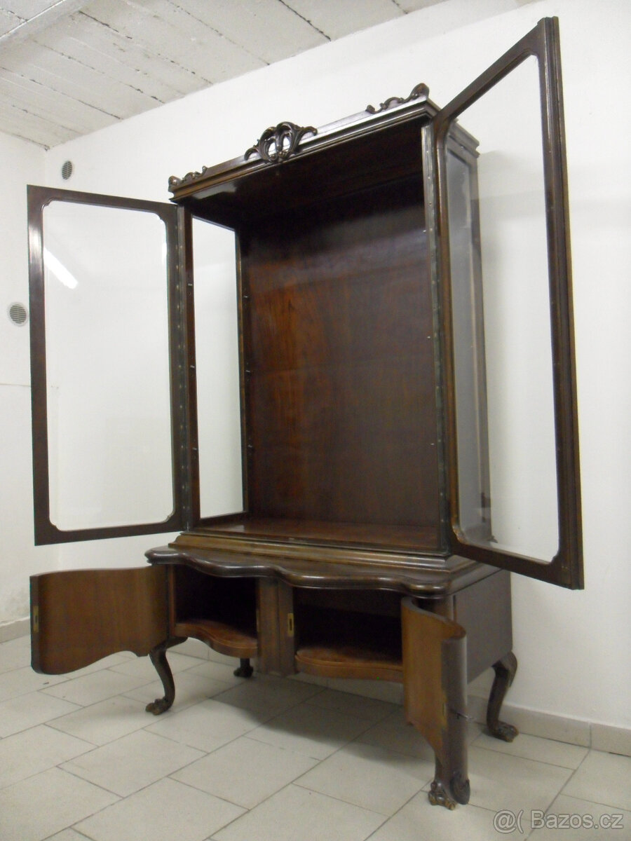 Starožitná skříň, skleník, knihovna, vitrína - 3