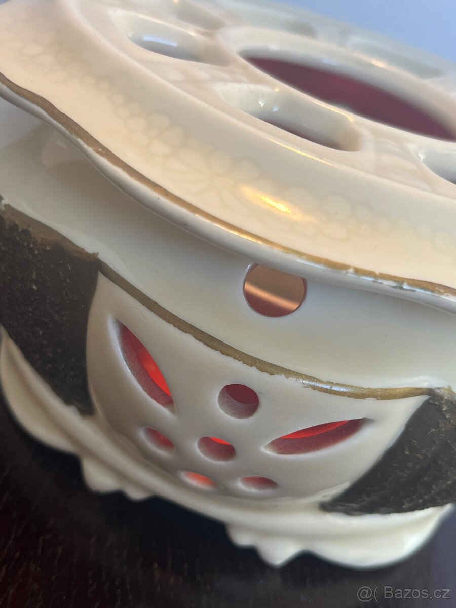 Art Déco ohřívač čaje, Neutettau 16 cm - 3