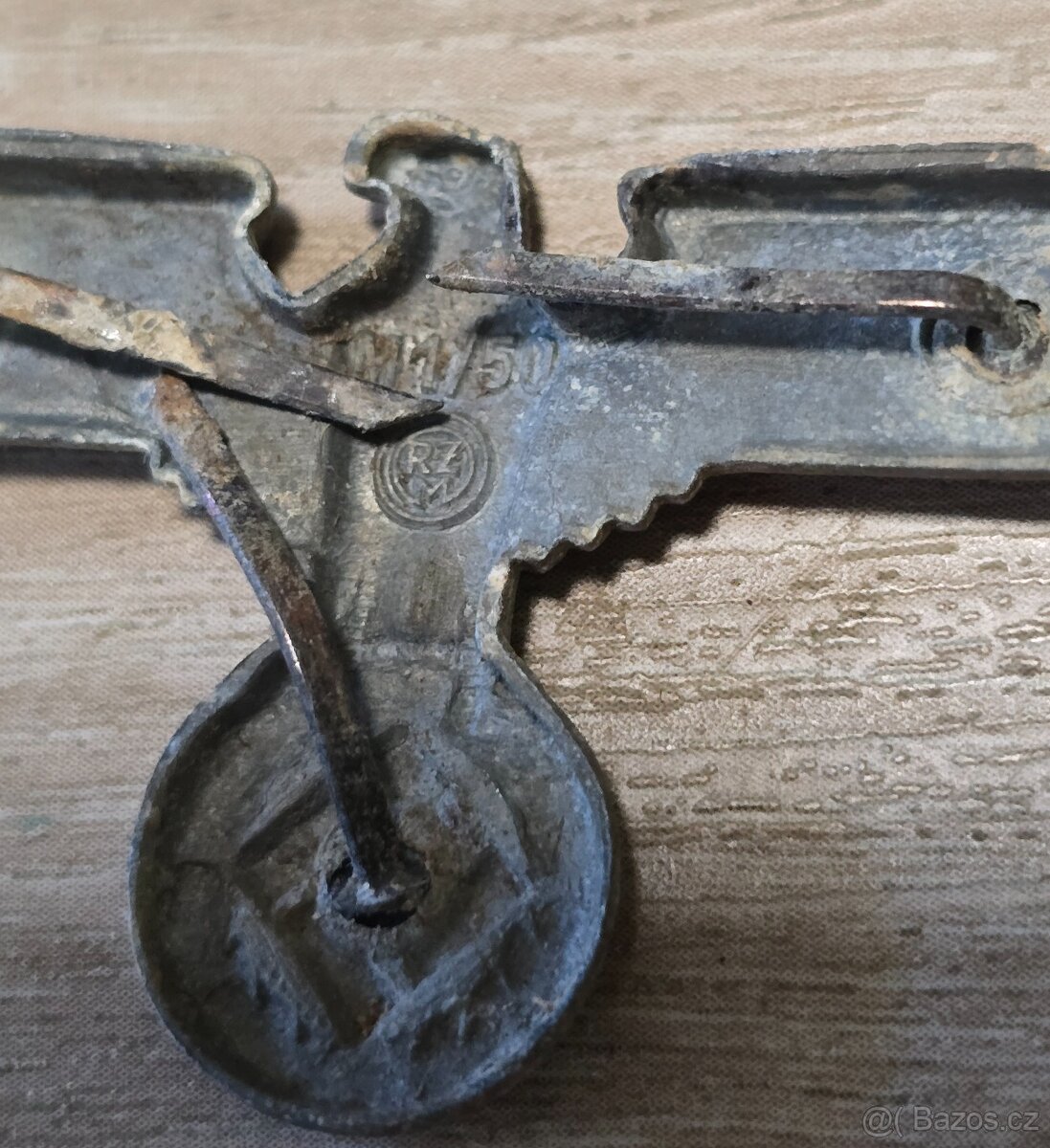 Politická orlice NSDAP z brigadýrky - výkopek - 3