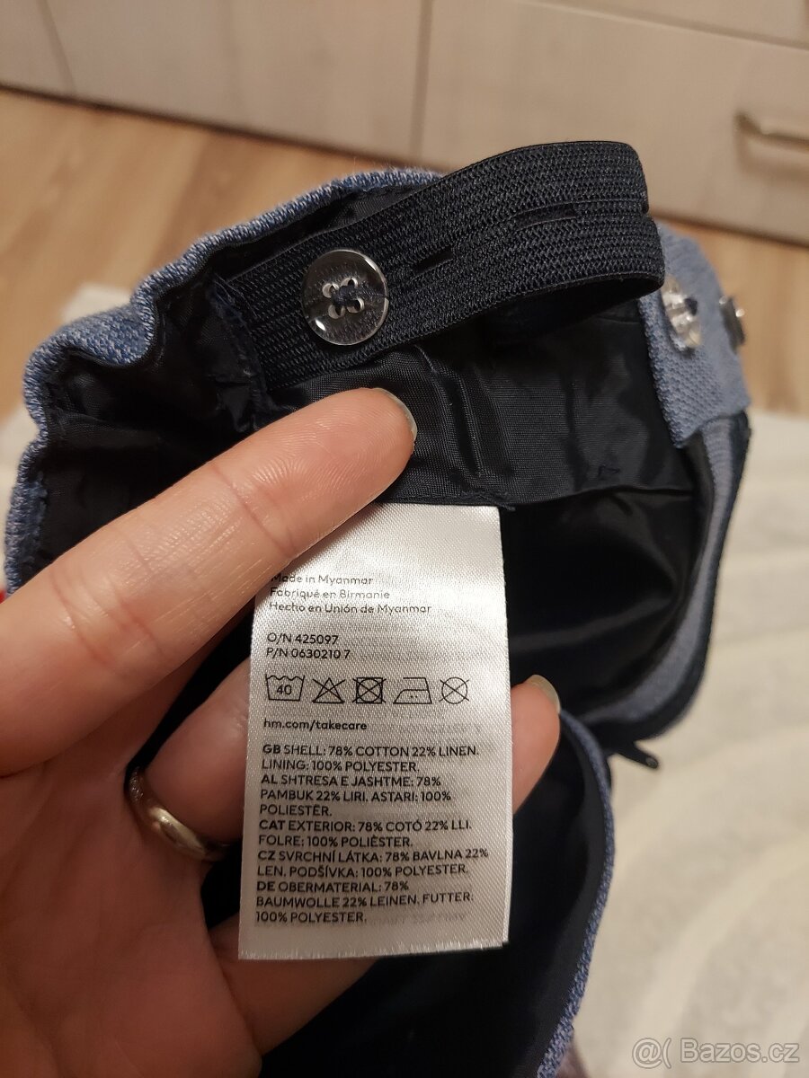 Chlapecké společenské kalhoty 134 - 3