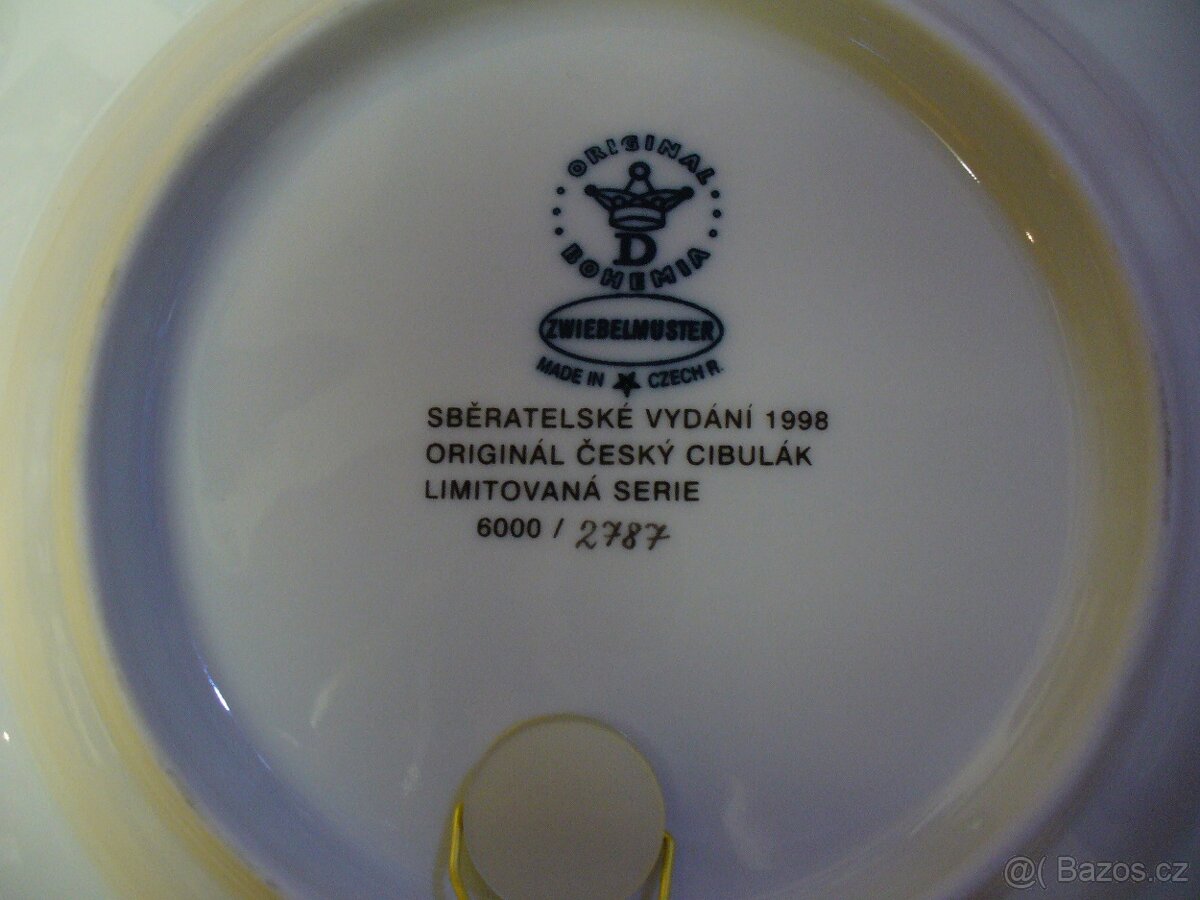 Cibulák - výroční talíř 1998 - 3