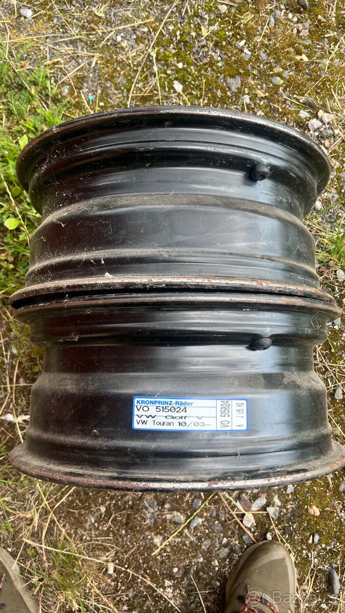 Disk 6Jx15H2 VW Golf 5, Touran 10/03- KBA43816 - 3