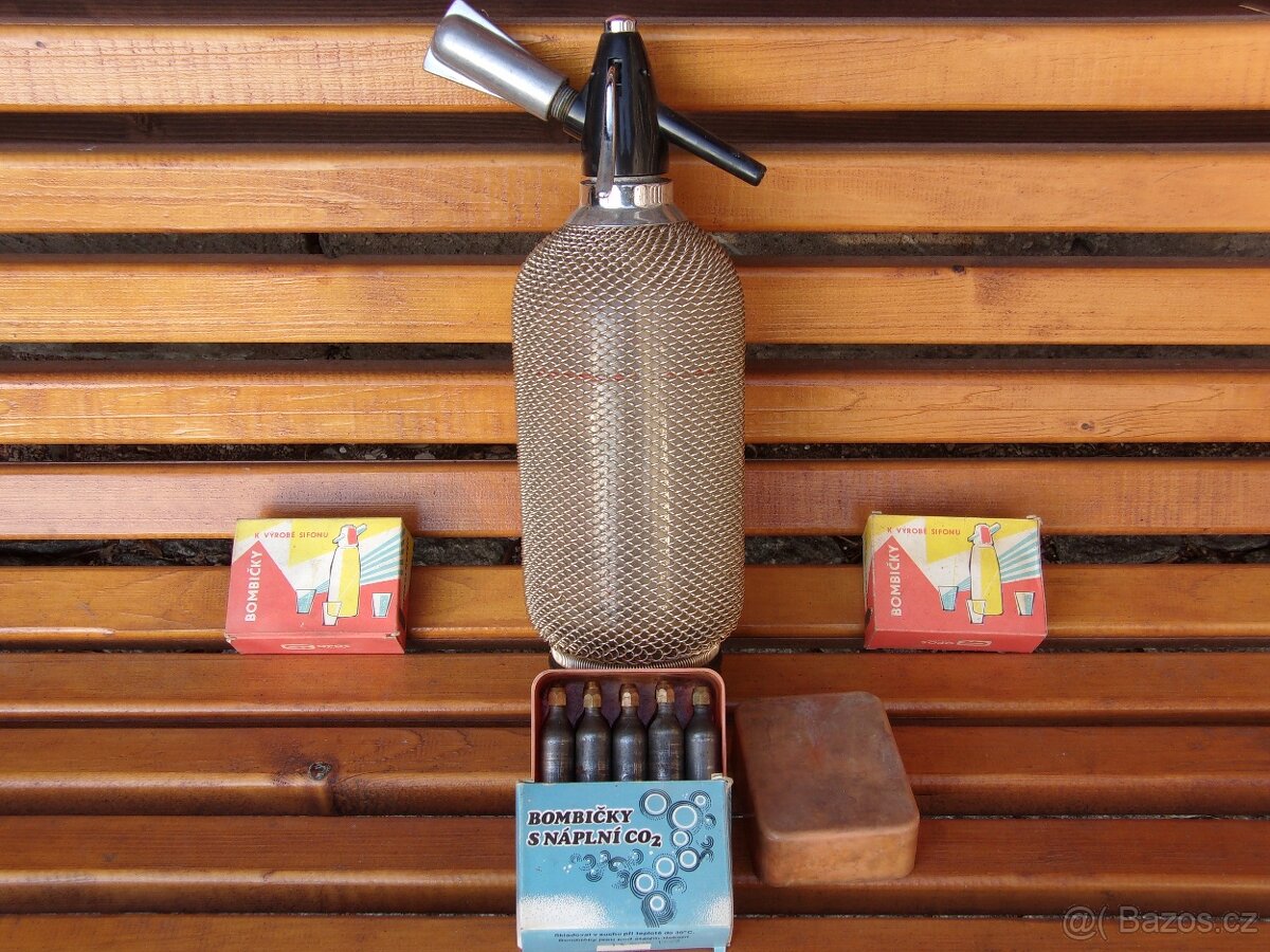 Sifon. lahev + bombičky - 3