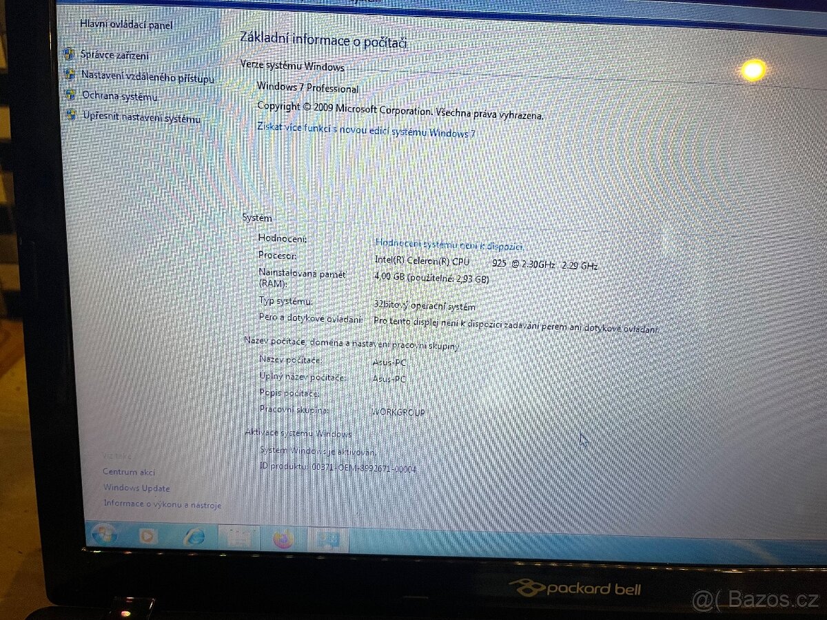 Packard Bell EasyNote PEW92 - 3