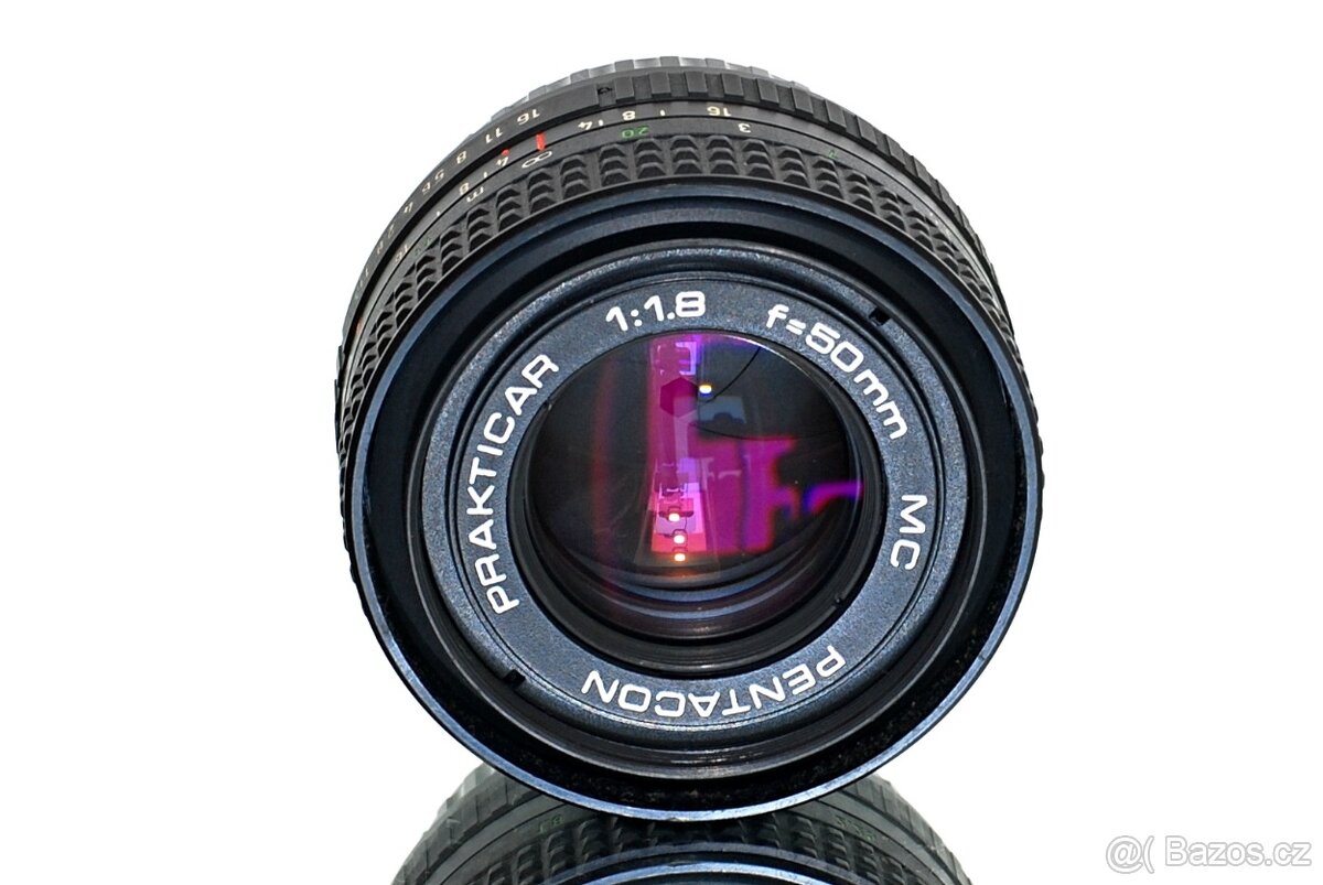 Prakticar B MC 1,8/50mm Pentacon TOP STAV - 3