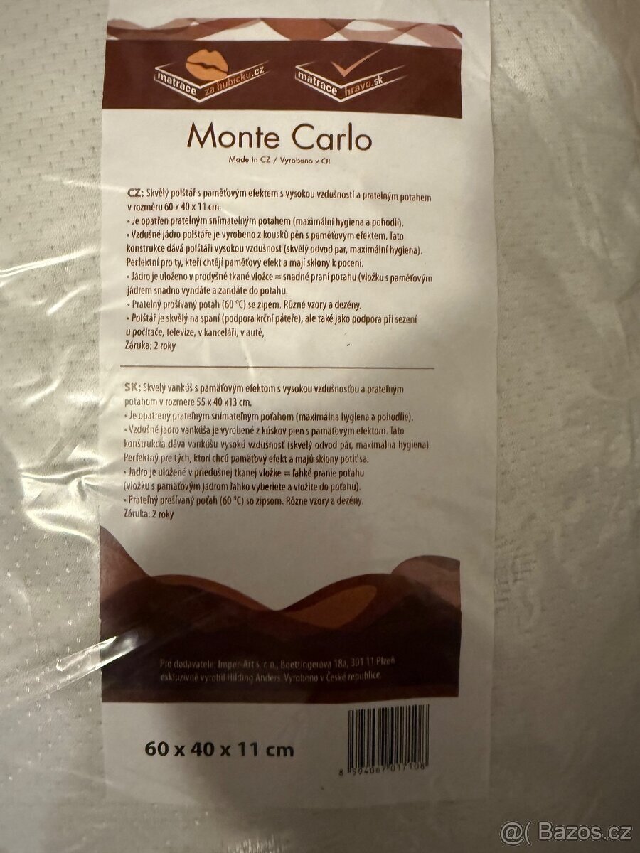 Pameťový polštář - 3