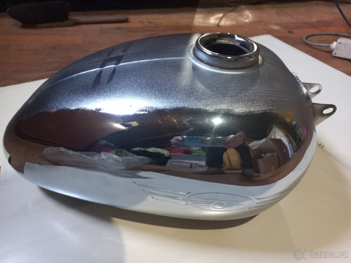 Nádrž Jawa 250 Tatrovácký chrom - 3