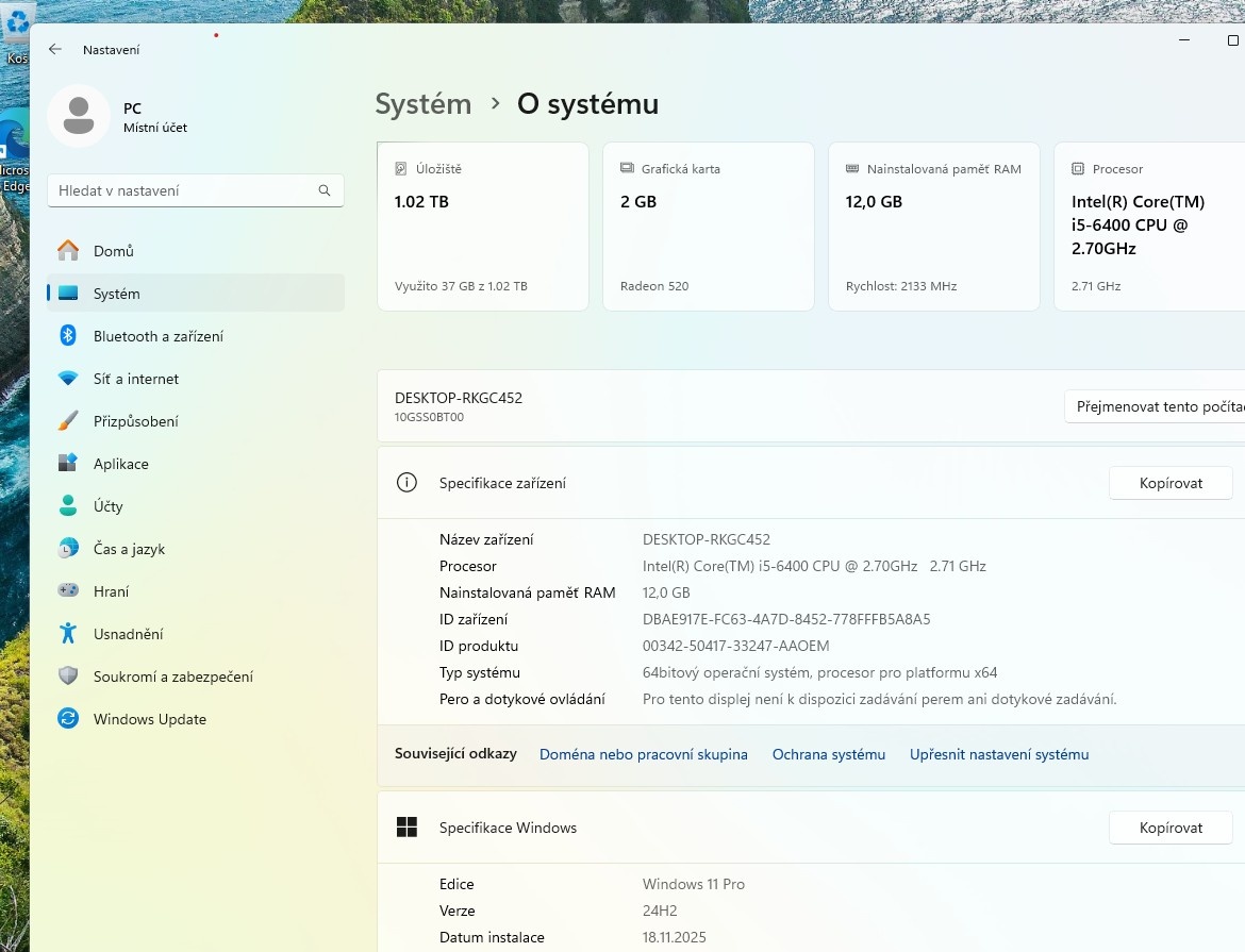 PC SET M700 Intel i5/DDR4 12GB/SSD/GPU R520 2G/Wi-Fi + LCD - 3