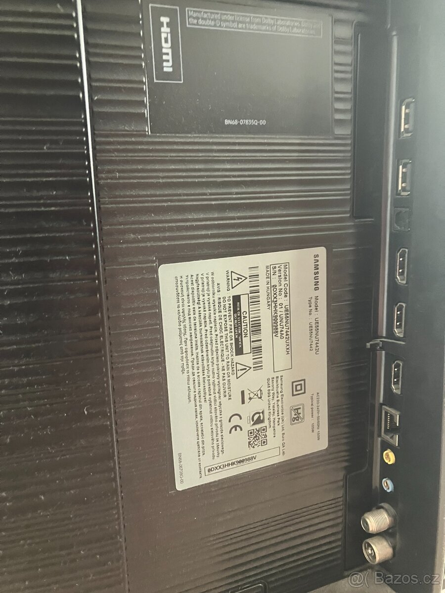 Smart LED TV Samsung UE55NU7442U 139.7 cm (55") 4K Ultra HD - 3