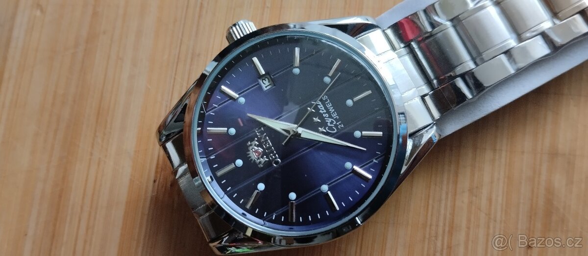 hodinky ORIENT AUTOMATIK BLUE 3STARS JAPAN - 3