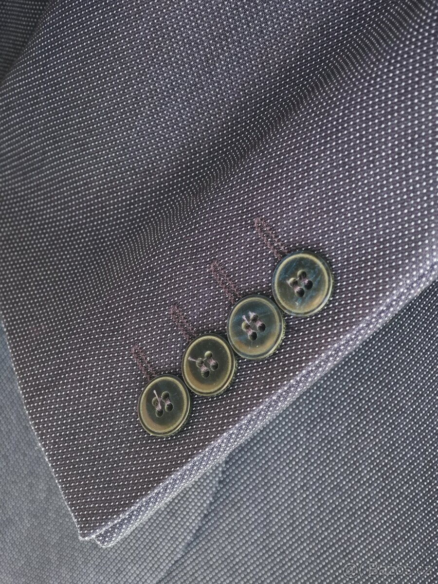 Pánský SLIM oblek Bruno Zinger - 3