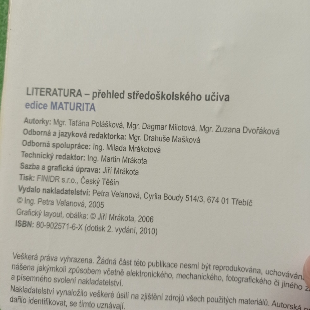 Učebnice literatury - 3