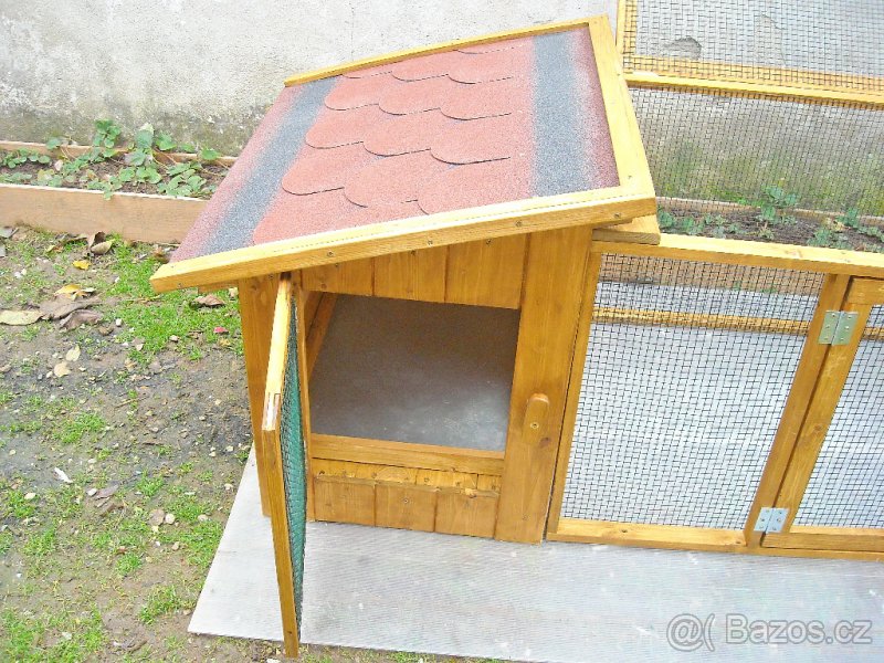 Domeček na křepelky, kuřata s voliérou - 3