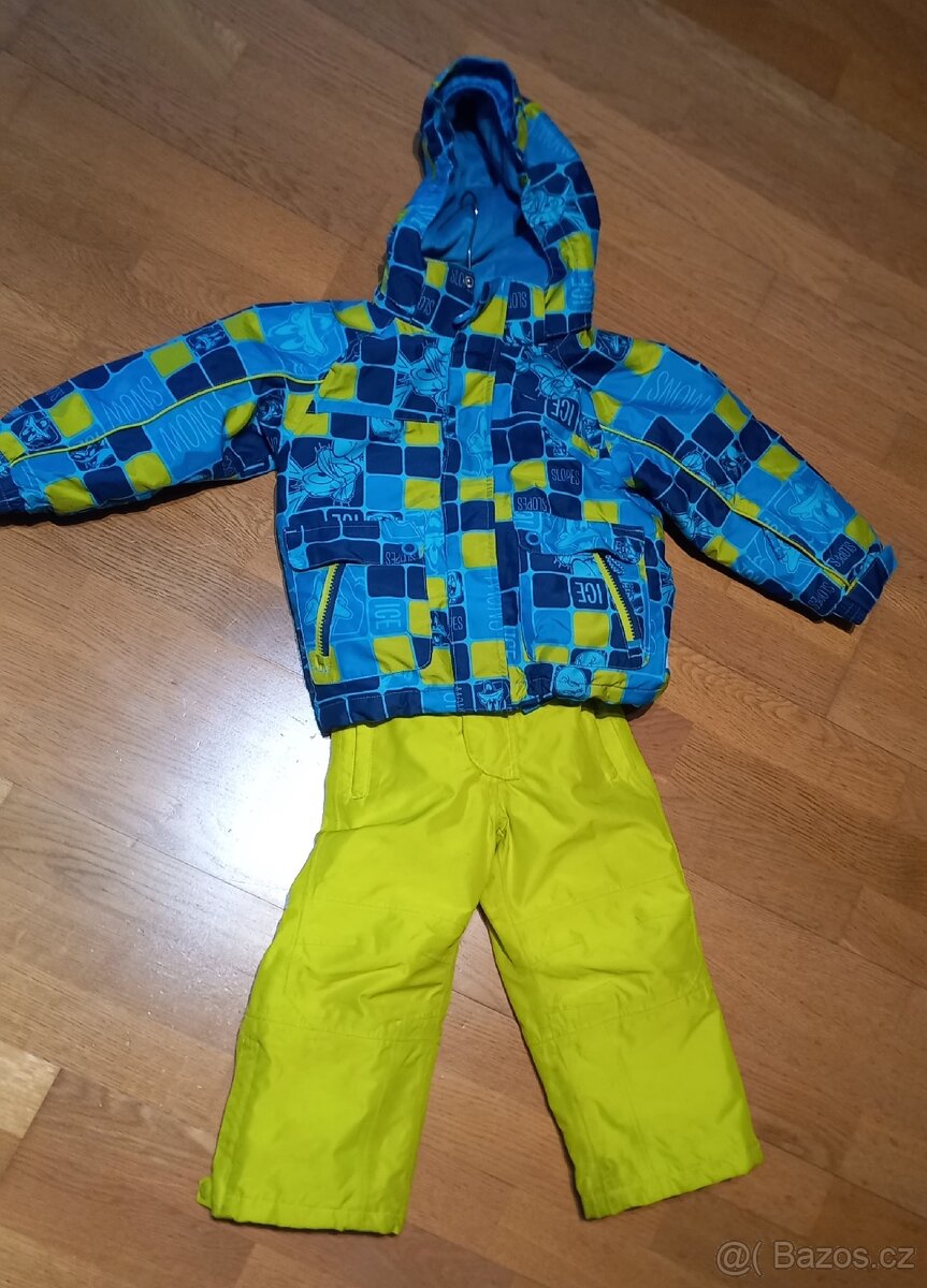 Zimní bunda a oteplováky vel. 98 - 3