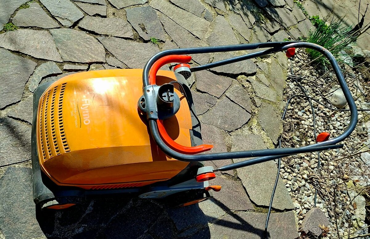 Flymo - Elektrický vertikutátor 340 + nový válec s pery - 3