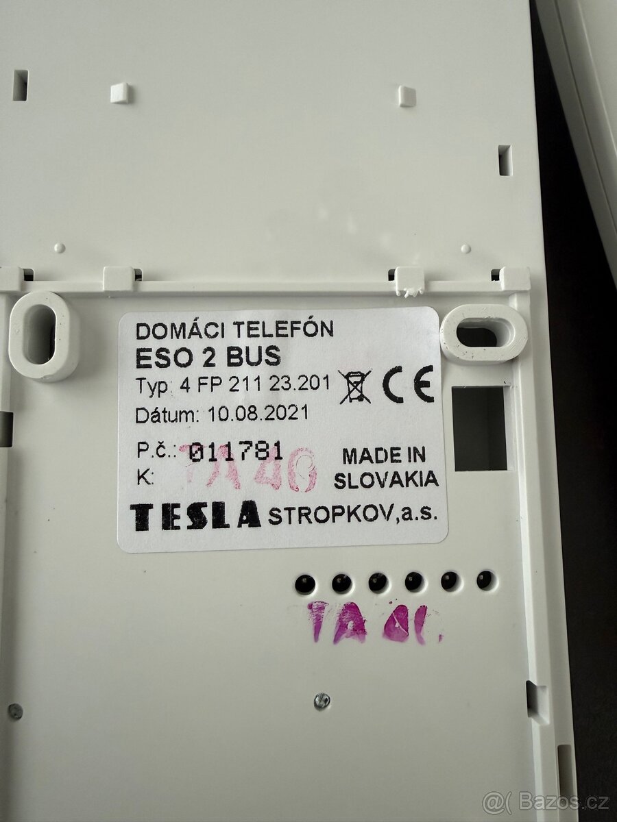 Domácí telefon Tesla - 3