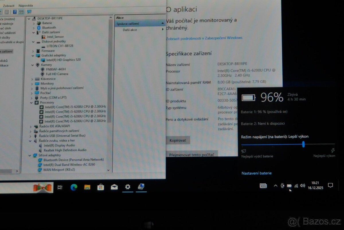 Vojenský/průmyslový tablet GETAC F110 G3 - 3