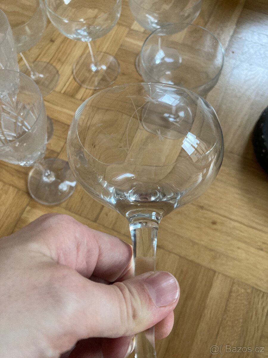 Skleničky broušené - 3