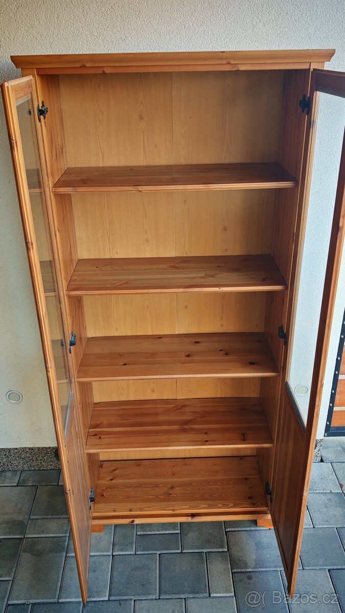 Vitrína knihovna Ikea Leksvik Markor Hemnes - 3