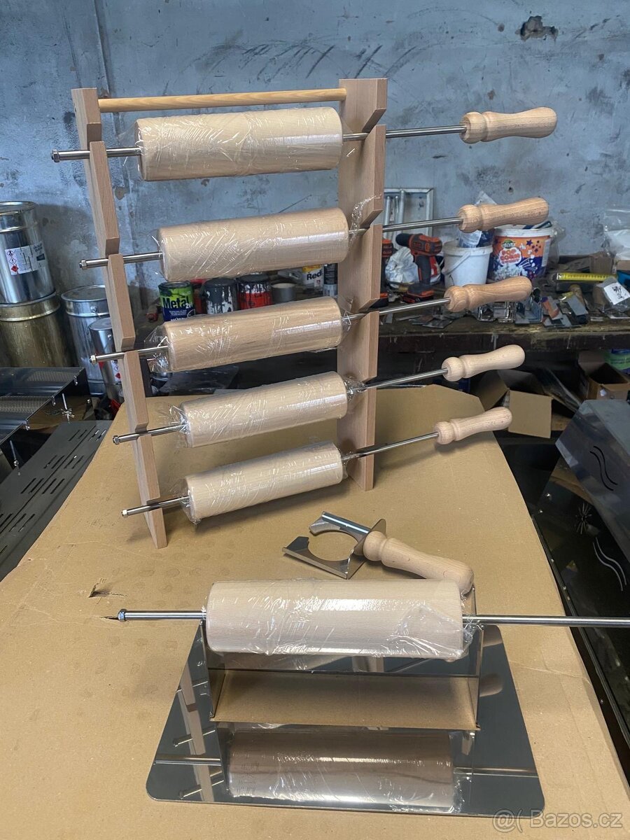 Gril na pečení trdelníků - 3