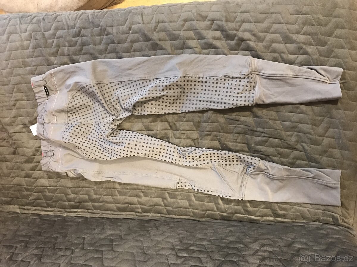 Dámské jezdecké rajtky 580 LIGHT šedé FOUGANZA vel. XS - 3